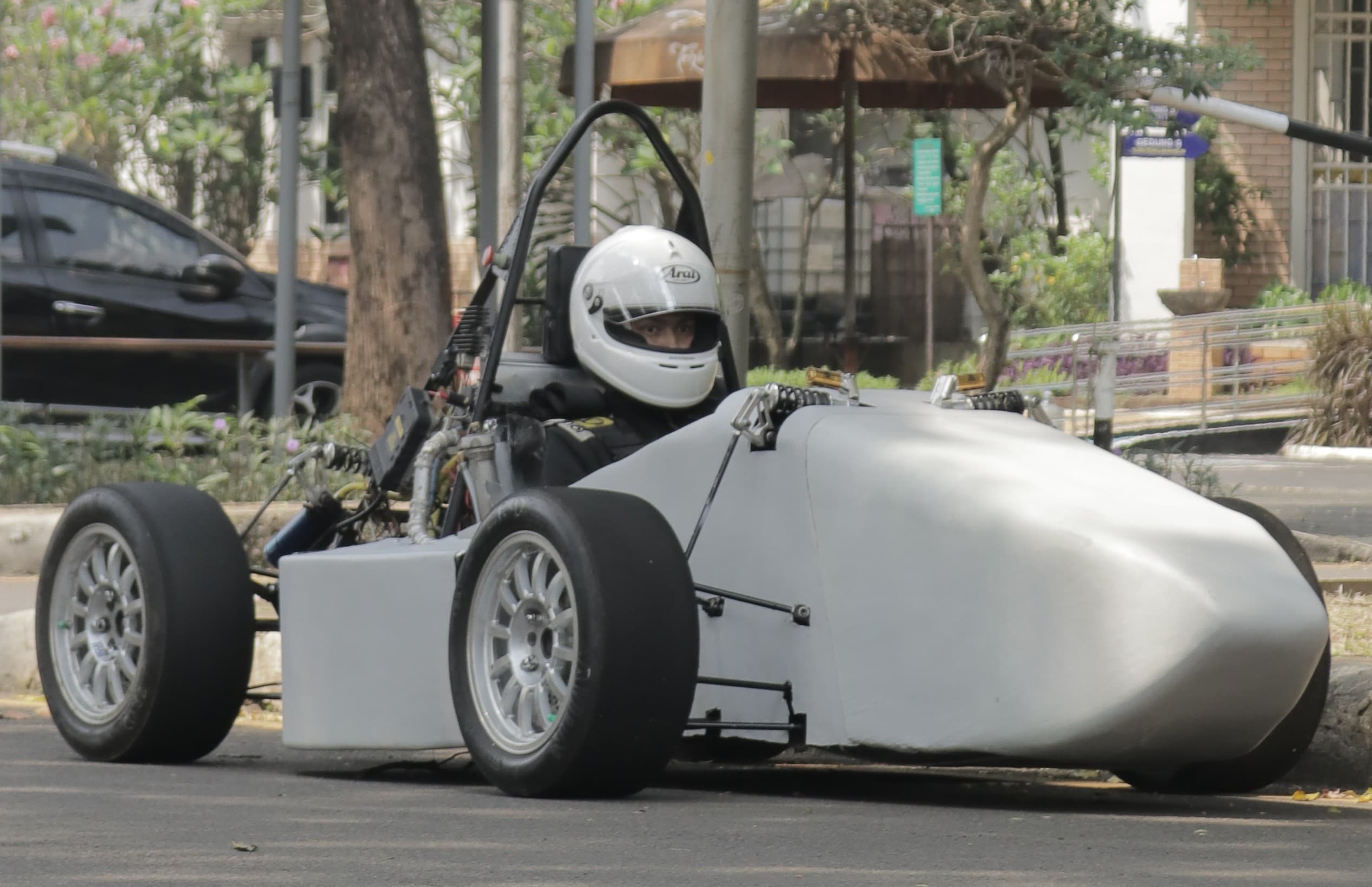 Formula Student nosecone CAD and vehicle photos