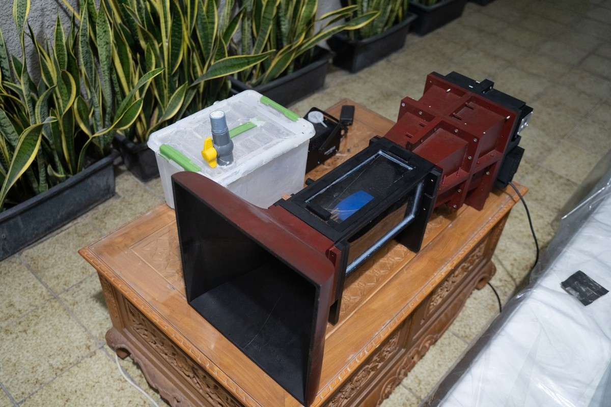Assembled tunnel and plenum